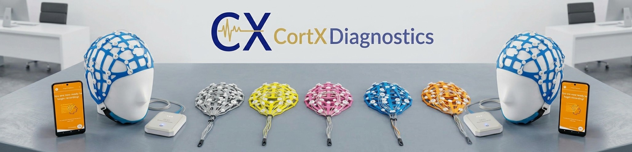Portable EEG technology distributed by CortX Diagnostics